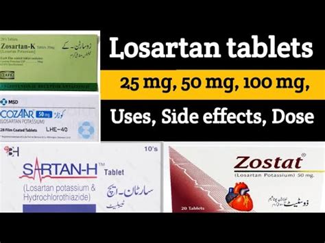Losartan (Cozaar): Uses, Side Effects, Dosage &  .